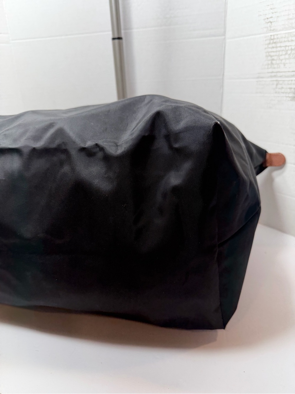 Longchamp Original L Travel Bag Nylon Black hand bag regular wear - Picture 5 of 9